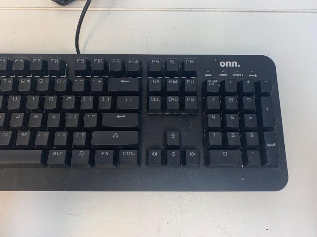 Onn Gaming Keyboard Layout